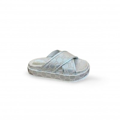 GUCCI GG PLATFORM SLIDE SANDAL 